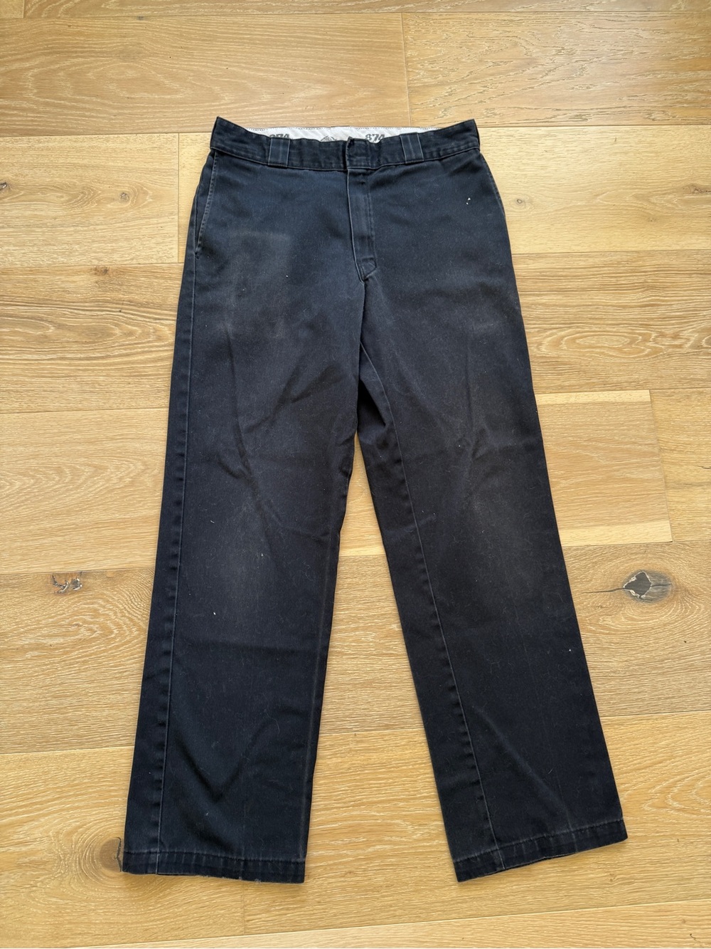 Men's Black dickies Straight-Leg Pants